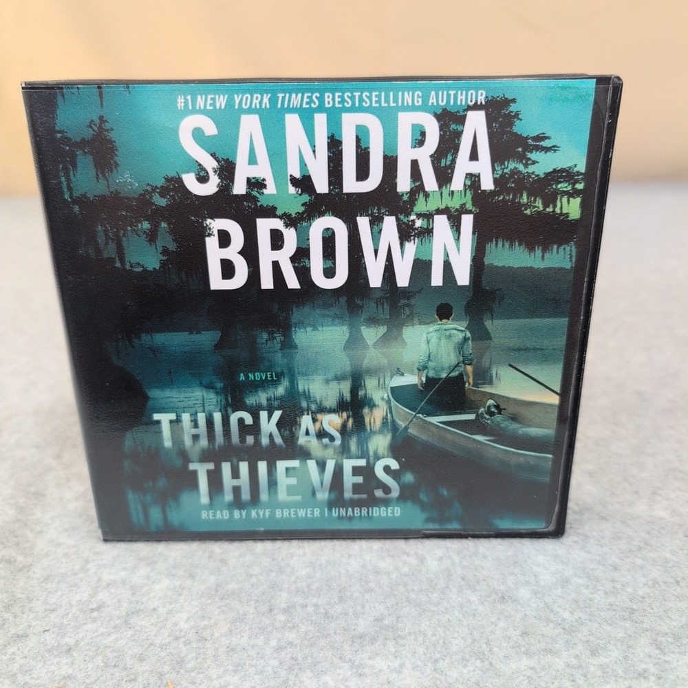 Thick as Thieves Sandra Brown Audiobook CD Unabridged Kyf Brewer Thriller Novel‎